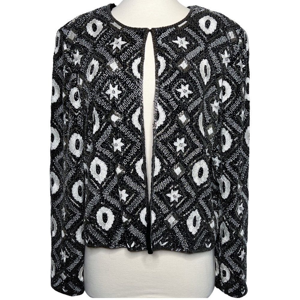 ADRIANNA PAPELL Evening Beaded Jacket